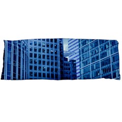 City Blue Building Construction Body Pillow Case (dakimakura) by Pakrebo