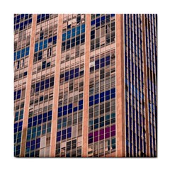 Low Angle Photography Of Beige And Blue Building Tile Coasters by Pakrebo