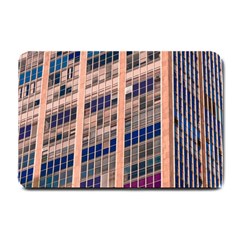 Low Angle Photography Of Beige And Blue Building Small Doormat  by Pakrebo