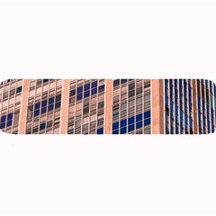 Low Angle Photography Of Beige And Blue Building Large Bar Mats by Pakrebo