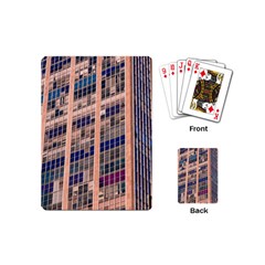 Low Angle Photography Of Beige And Blue Building Playing Cards Single Design (mini) by Pakrebo