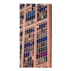 Low Angle Photography Of Beige And Blue Building Shower Curtain 36  X 72  (stall)  by Pakrebo