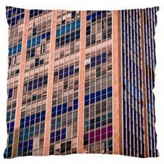 Low Angle Photography Of Beige And Blue Building Standard Flano Cushion Case (one Side) by Pakrebo