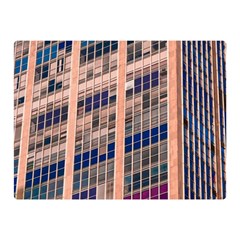 Low Angle Photography Of Beige And Blue Building Double Sided Flano Blanket (mini)  by Pakrebo