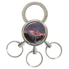 Snowy Summit 3-ring Key Chain by Pakrebo