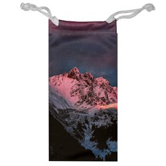 Snowy Summit Jewelry Bag by Pakrebo