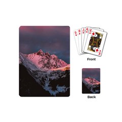 Snowy Summit Playing Cards Single Design (mini) by Pakrebo