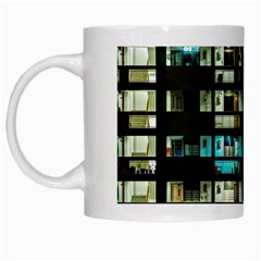 Architectural Design Architecture Building Cityscape White Mugs by Pakrebo