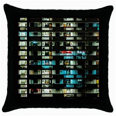 Architectural Design Architecture Building Cityscape Throw Pillow Case (black) by Pakrebo