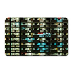 Architectural Design Architecture Building Cityscape Magnet (rectangular) by Pakrebo