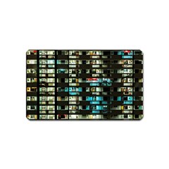 Architectural Design Architecture Building Cityscape Magnet (name Card) by Pakrebo