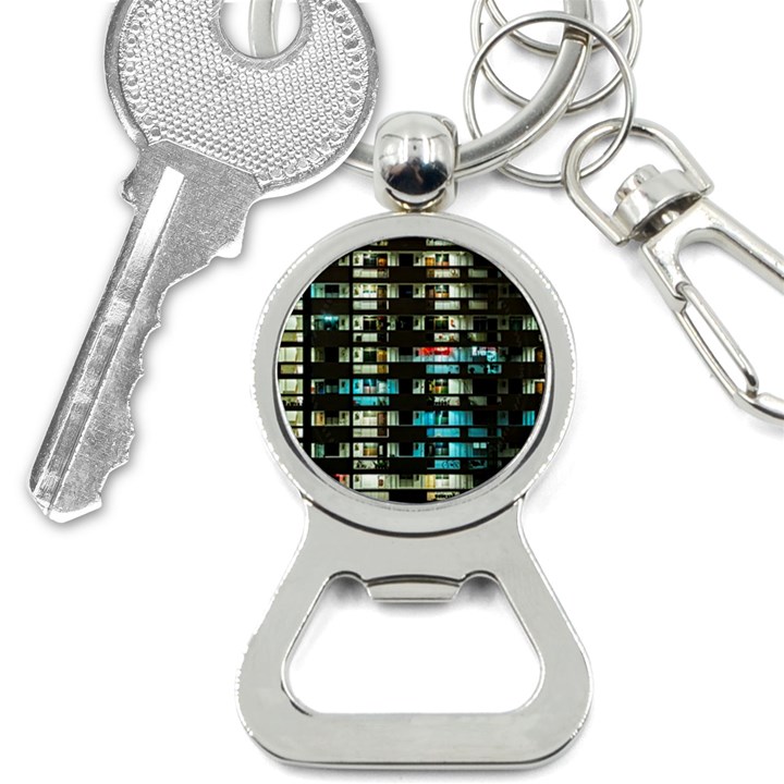 Architectural Design Architecture Building Cityscape Bottle Opener Key Chain