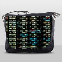 Architectural Design Architecture Building Cityscape Messenger Bag by Pakrebo