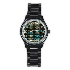 Architectural Design Architecture Building Cityscape Stainless Steel Round Watch by Pakrebo