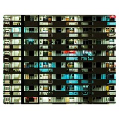 Architectural Design Architecture Building Cityscape Double Sided Flano Blanket (medium)  by Pakrebo