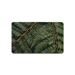 Green Leaves Photo Magnet (name Card) by Pakrebo