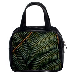 Green Leaves Photo Classic Handbag (two Sides) by Pakrebo