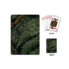 Green Leaves Photo Playing Cards Single Design (mini) by Pakrebo