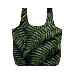 Green Leaves Photo Full Print Recycle Bag (m) by Pakrebo