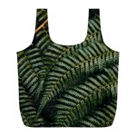 Green Leaves Photo Full Print Recycle Bag (L) Front