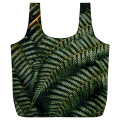 Green Leaves Photo Full Print Recycle Bag (xl) by Pakrebo