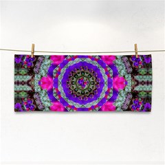 Floral To Be Happy Of In Soul Hand Towel by pepitasart