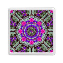 Floral To Be Happy Of In Soul Memory Card Reader (square) by pepitasart