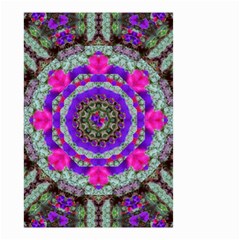 Floral To Be Happy Of In Soul Small Garden Flag (two Sides) by pepitasart