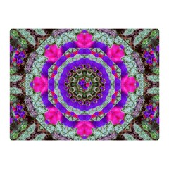 Floral To Be Happy Of In Soul Double Sided Flano Blanket (mini)  by pepitasart