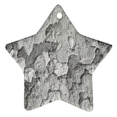 Nature Texture Print Star Ornament (Two Sides)