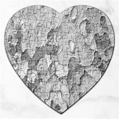 Nature Texture Print Jigsaw Puzzle (heart) by dflcprintsclothing