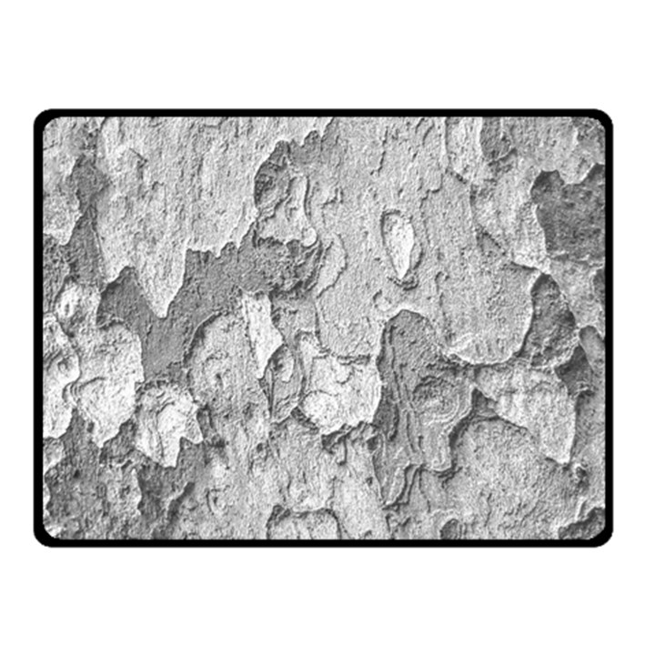 Nature Texture Print Fleece Blanket (Small)