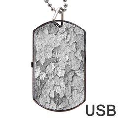 Nature Texture Print Dog Tag Usb Flash (two Sides) by dflcprintsclothing