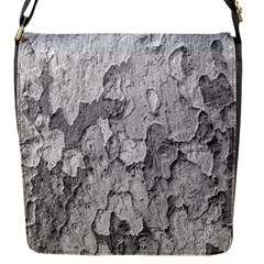 Nature Texture Print Flap Closure Messenger Bag (s) by dflcprintsclothing