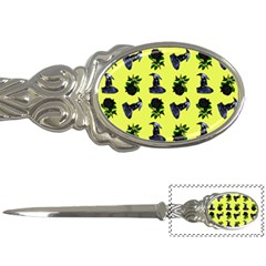 Gothic Girl Rose Yellow Pattern Letter Opener by snowwhitegirl