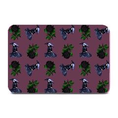 Gothic Girl Rose Mauve Pattern Plate Mats by snowwhitegirl