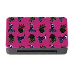 Gothic Girl Rose Pink Pattern Memory Card Reader With Cf by snowwhitegirl