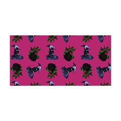 Gothic Girl Rose Pink Pattern Yoga Headband by snowwhitegirl