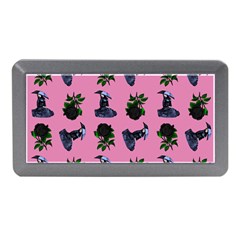 Gothic Girl Rose Light Pink Pattern Memory Card Reader (mini) by snowwhitegirl