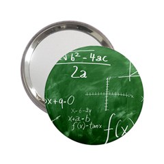 Mathematics Green 2 25  Handbag Mirrors by snowwhitegirl