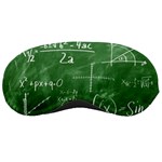 Mathematics Green Sleeping Mask Front