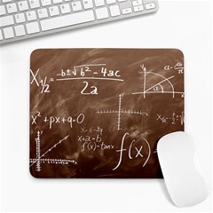 Mathematics Brown Large Mousepads by snowwhitegirl