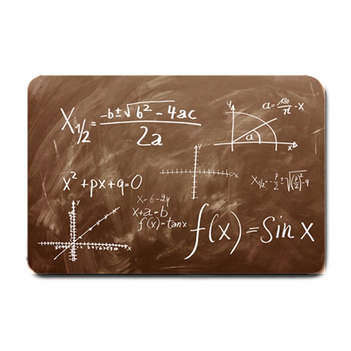 Mathematics Brown Small Doormat 