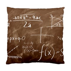 Mathematics Brown Standard Cushion Case (two Sides) by snowwhitegirl