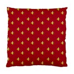 Peeled Banana On Red Standard Cushion Case (Two Sides) Back