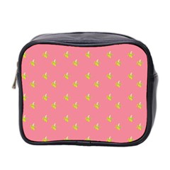 Peeled Banana On Pink Mini Toiletries Bag (two Sides) by snowwhitegirl