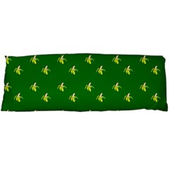 Peeled Banana On Green Body Pillow Case Dakimakura (two Sides) by snowwhitegirl