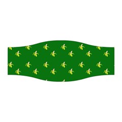 Peeled Banana On Green Stretchable Headband by snowwhitegirl