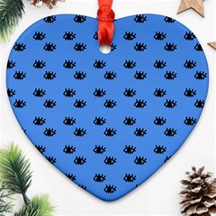 Blue Eyes Ornament (heart) by snowwhitegirl