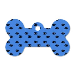 Blue Eyes Dog Tag Bone (one Side) by snowwhitegirl